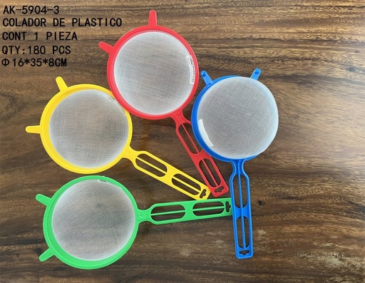 [AK-5904-3 [180 PZS/CAJA]] [AK-5904-3]COLADOR DE PLASTICO