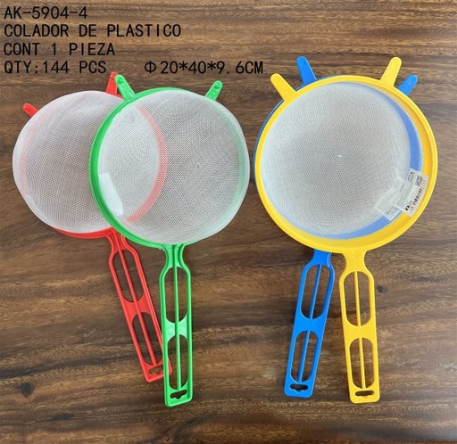 [AK-5904-4 [144 PZS/CAJA]] [AK-5904-4]COLADOR DE PLASTICO