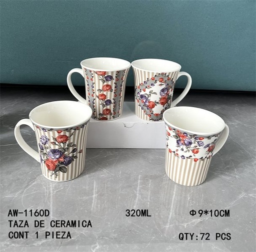 [AW-1160D [72 PZS/CAJA]] [AW-1160D]TAZA DE CERAMICA