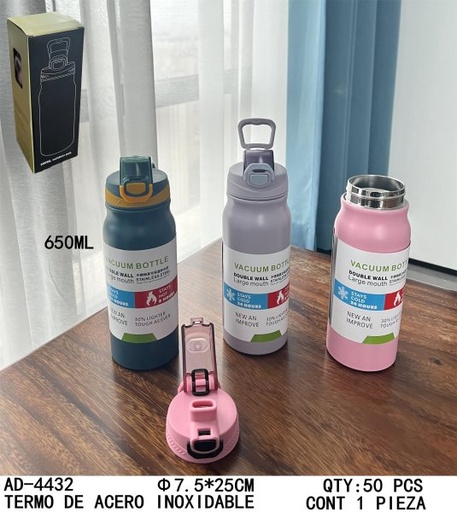 [AD-4432 [50 PZS/CAJA]] [AD-4432]TERMO DE ACERO INOXIDABLE