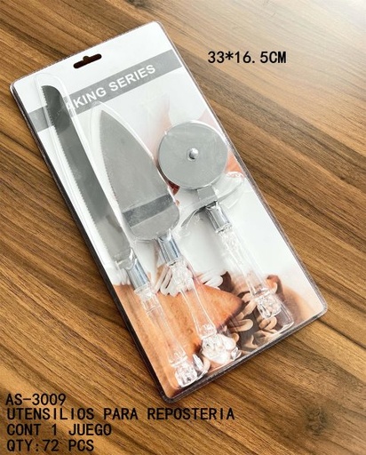 [AS-3009 [72 PZS/CAJA]] [AS-3009]UTENSILIOS PARA REPOSTERIA