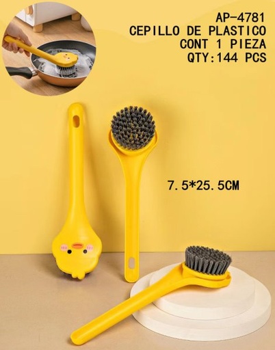 [AP-4781 [144 PZS/CAJA]] [AP-4781]CEPILLO DE PLASTICO