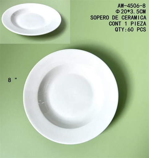 [AW-4506-8 [60 PZS/CAJA]] [AW-4506-8]SOPERO DE CERAMICA