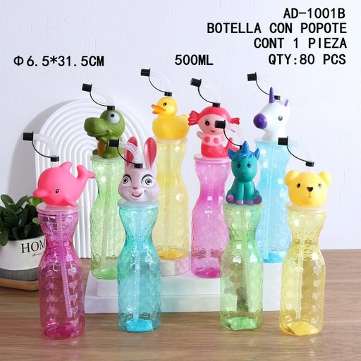 [AD-1001B [80 PZS/CAJA]] [AD-1001B]BOTELLA CON POPOTE
