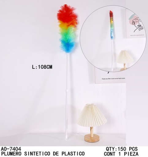 [AO-7404 [150 PZS/CAJA]] [AO-7404]B-PLUMERO SINTETICO DE PLASTICO