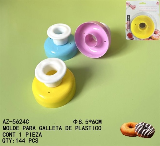 [AZ-5624C [144 PZS/CAJA]] [AZ-5624C]MOLDE PARA GALLETA DE PLASTICO