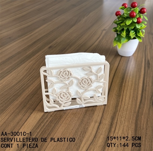 [AA-3001C-1 [144 PZS/CAJA]] [AA-3001C-1]SERVILLETERO DE PLASTICO
