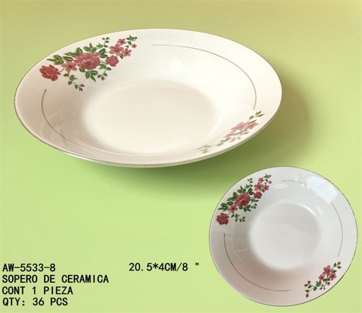 [AW-5533-8 [36 PZS/CAJA]] [AW-5533-8]SOPERO DE CERAMICA