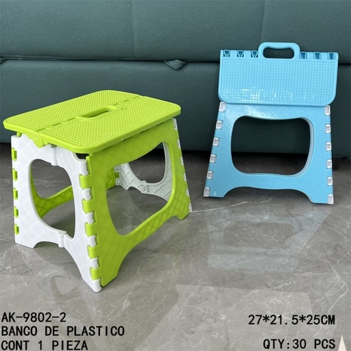 [AK-9802-2 [30 PZS/CAJA]] [AK-9802-2]BANCO DE PLASTICO