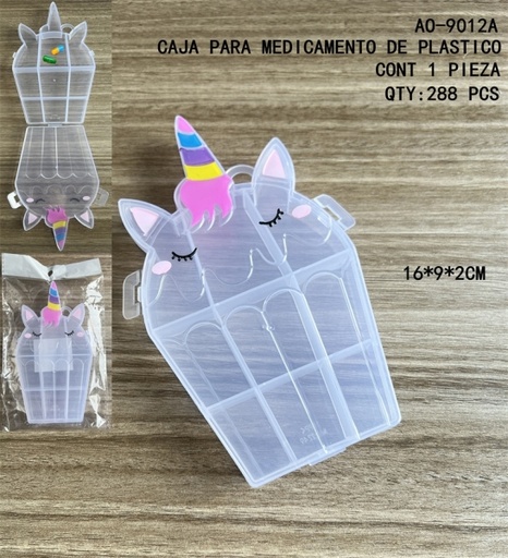 [AO-9012A [288 PZS/CAJA]] [AO-9012A]CAJA PARA MEDICAMENTO DE PLASTICO