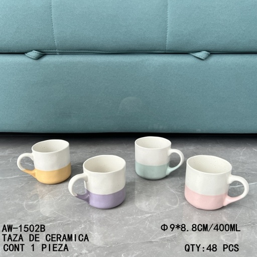 [AW-1502B [48 PZS/CAJA]] [AW-1502B]TAZA DE CERAMICA