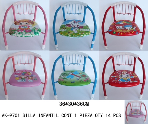[AK-9701 [14 PZS/CAJA]] [AK-9701]SILLA INFANTIL