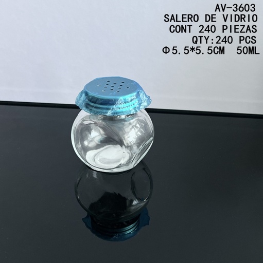 [AV-3603 [240 PZS/CAJA]] [AV-3603]SALERO DE VIDRIO
