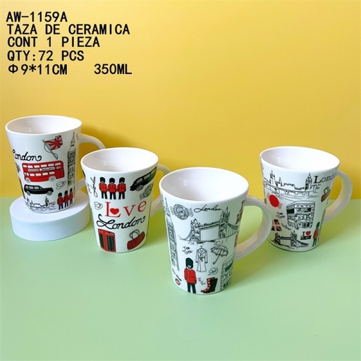[AW-1159A [72 PZS/CAJA]] [AW-1159A]TAZA DE CERAMICA