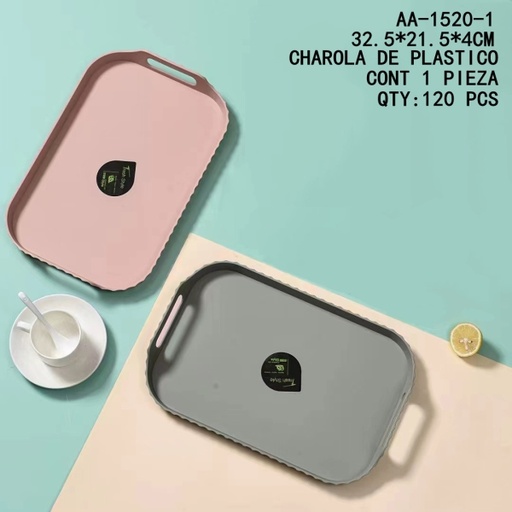 [AA-1520-1 [120 PZS/CAJA]] [AA-1520-1]CHAROLA DE PLASTICO