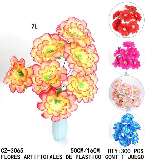 [CZ-3065 [300 PZS/CAJA]] [CZ-3065]B-FLORES ARTIFICIALES DE PLASTICO