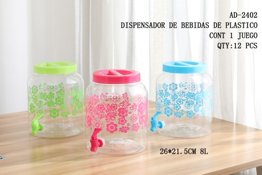 [AD-2402 [12 PZS/CAJA]] [AD-2402]DISPENSADOR DE BEBIDAS DE PLASTICO