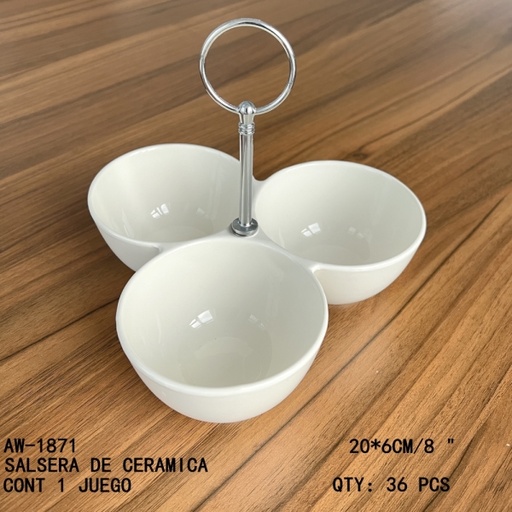 [AW-1871 [36 PZS/CAJA]] [AW-1871]SALSERA DE CERAMICA