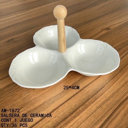 [AW-1872 [36 PZS/CAJA]] [AW-1872]SALSERA DE CERAMICA