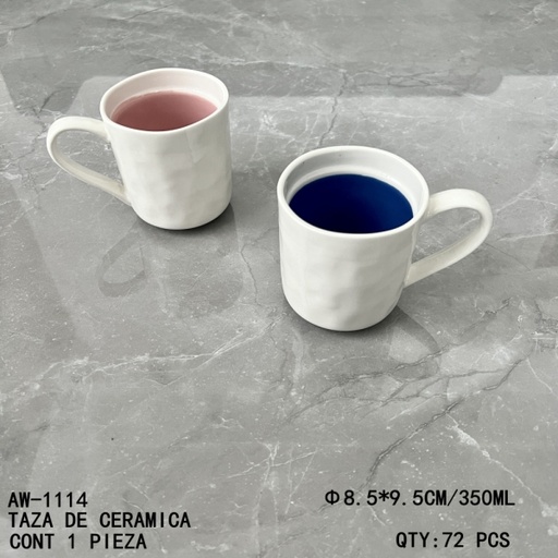 [AW-1114 [72 PZS/CAJA]] [AW-1114]TAZA DE CERAMICA
