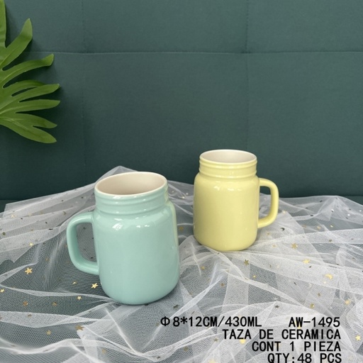 [AW-1495 [48 PZS/CAJA]] [AW-1495]TAZA DE CERAMICA