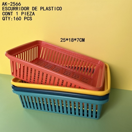 [AK-2566 [160 PZS/CAJA]] [AK-2566]ESCURRIDOR DE PLASTICO