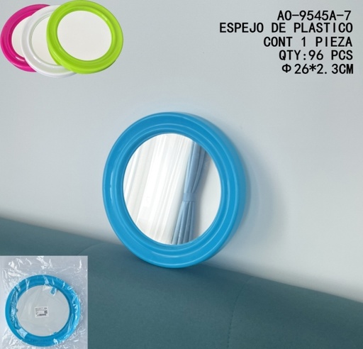 [AO-9545A-7 [96 PZS/CAJA]] [AO-9545A-7]ESPEJO DE PLASTICO