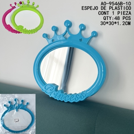 [AO-9546B-10 [48 PZS/CAJA]] [AO-9546B-10]ESPEJO DE PLASTICO