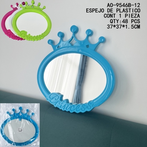 [AO-9546B-12 [48 PZS/CAJA]] [AO-9546B-12]ESPEJO DE PLASTICO