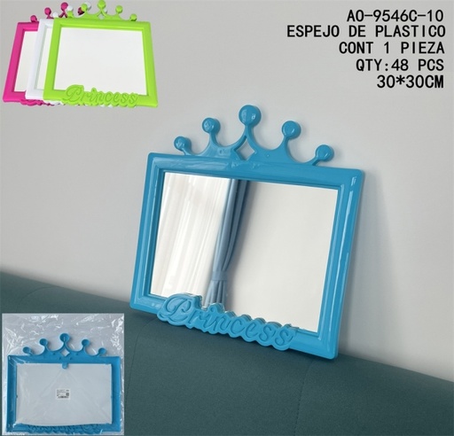 [AO-9546C-10 [48 PZS/CAJA]] [AO-9546C-10]ESPEJO DE PLASTICO