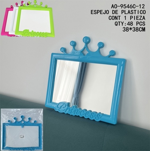 [AO-9546C-12 [48 PZS/CAJA]] [AO-9546C-12]ESPEJO DE PLASTICO