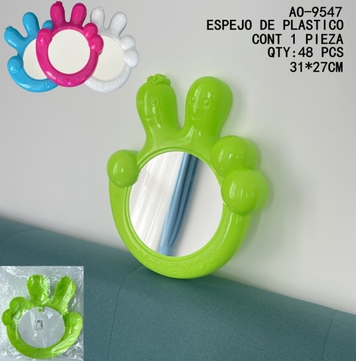 [AO-9547 [48 PZS/CAJA]] [AO-9547]ESPEJO DE PLASTICO