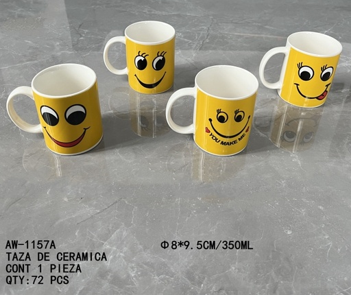 [AW-1157A [72 PZS/CAJA]] [AW-1157A]TAZA DE CERAMICA
