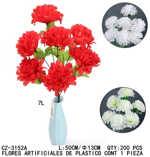 [CZ-3152A [200 PZS/CAJA]] [CZ-3152A]FLORES ARTIFICIALES DE PLASTICO