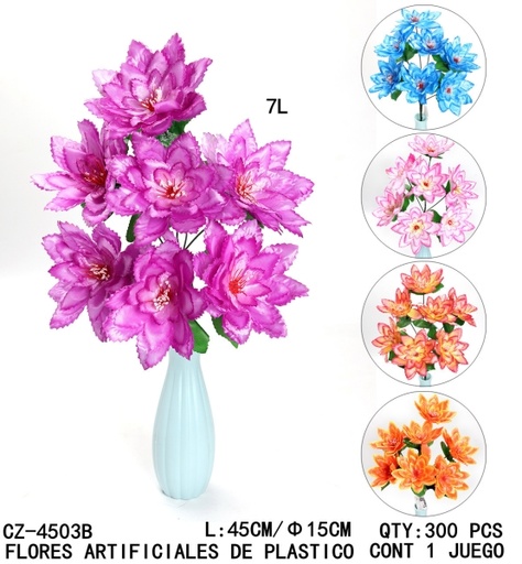 [CZ-4503B [300 PZS/CAJA]] [CZ-4503B]B-FLORES ARTIFICIALES DE PLASTICO