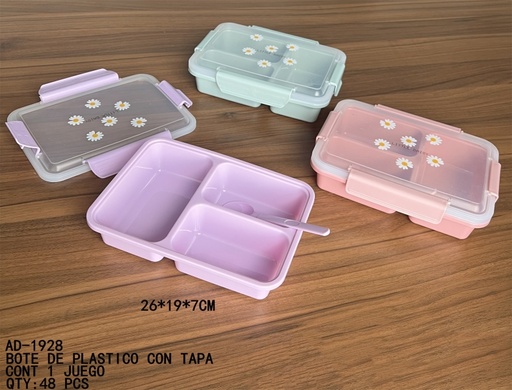[AD-1928 [48 PZS/CAJA]] [AD-1928]LONCHERA DE PLASTICO
