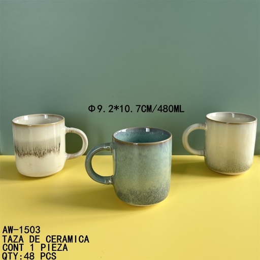 [AW-1503 [48 PZS/CAJA]] [AW-1503]TAZA DE CERAMICA