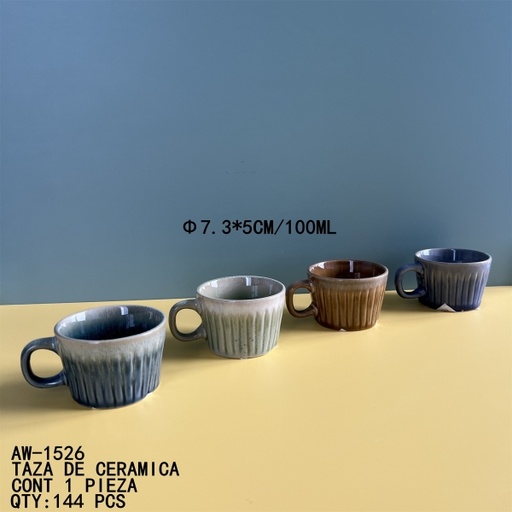 [AW-1526 [144 PZS/CAJA]] [AW-1526]TAZA DE CERAMICA