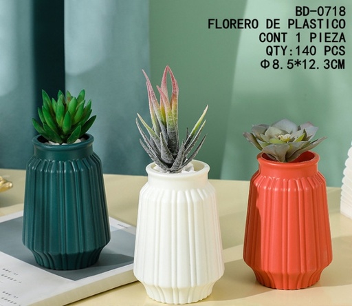 [BD-0718 [140 PZS/CAJA]] [BD-0718]FLORERO DE PLASTICO
