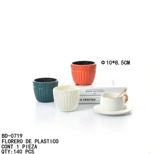 [BD-0719 [140 PZS/CAJA]] [BD-0719]FLORERO DE PLASTICO