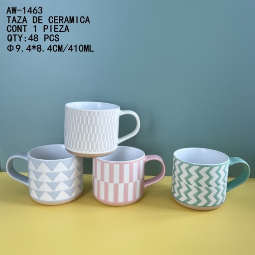 [AW-1463 [48 PZS/CAJA]] [AW-1463]TAZA DE CERAMICA