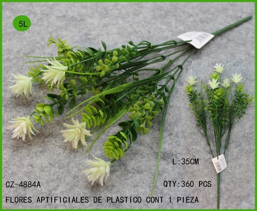 [CZ-4884A [360 PZS/CAJA]] [CZ-4884A]FLORES ARTIFICIALES DE PLASTICO