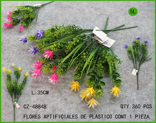 [CZ-4884B [360 PZS/CAJA]] [CZ-4884B]FLORES ARTIFICIALES DE PLASTICO