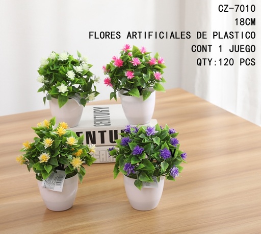 [CZ-7010 [120 PZS/CAJA]] [CZ-7010]FLORES ARTIFICIALES DE PLASTICO