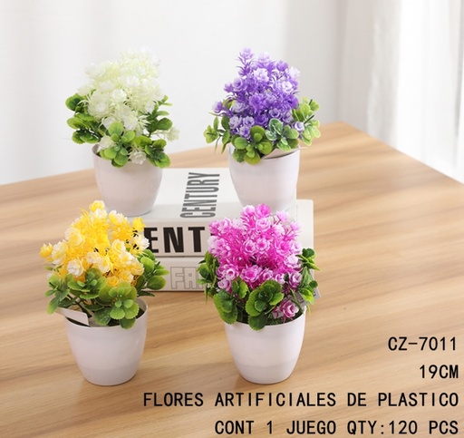 [CZ-7011 [120 PZS/CAJA]] [CZ-7011]FLORES ARTIFICIALES DE PLASTICO