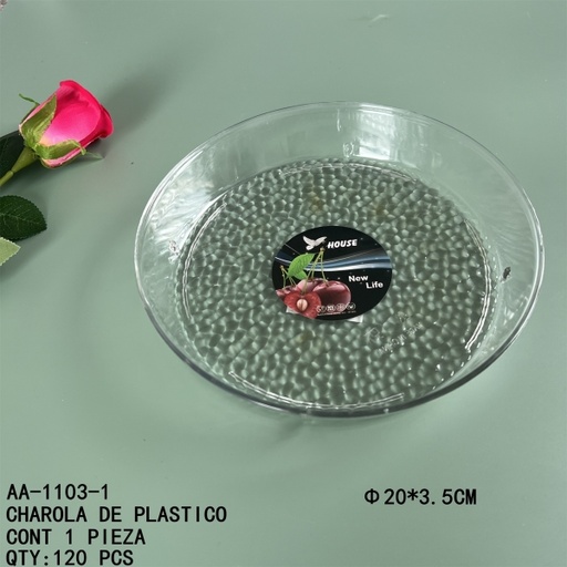 [AA-1103-1 [120 PZS/CAJA]] [AA-1103-1]CHAROLA DE PLASTICO