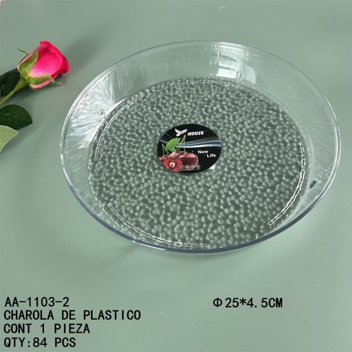 [AA-1103-2 [84 PZS/CAJA]] [AA-1103-2]CHAROLA DE PLASTICO