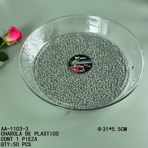 [AA-1103-3 [50 PZS/CAJA]] [AA-1103-3]CHAROLA DE PLASTICO