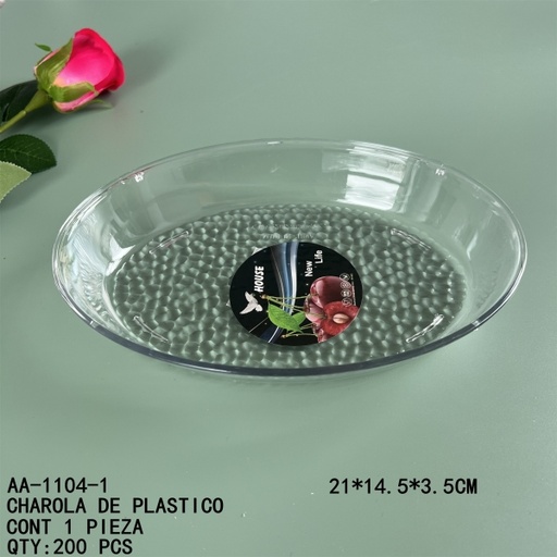 [AA-1104-1 [200 PZS/CAJA]] [AA-1104-1]CHAROLA DE PLASTICO