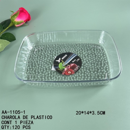 [AA-1105-1 [120 PZS/CAJA]] [AA-1105-1]CHAROLA DE PLASTICO